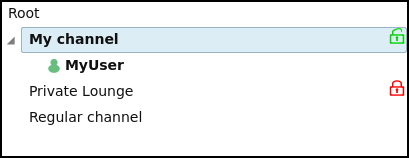 Access restricted channels